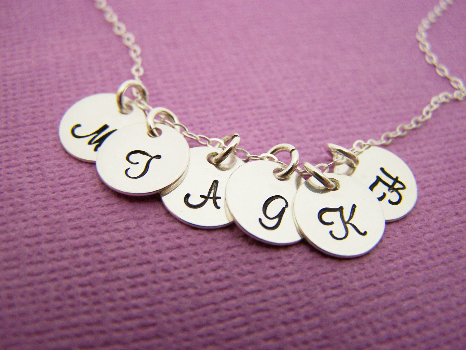 Initial Necklace Two Kids - Shop on Pinterest
